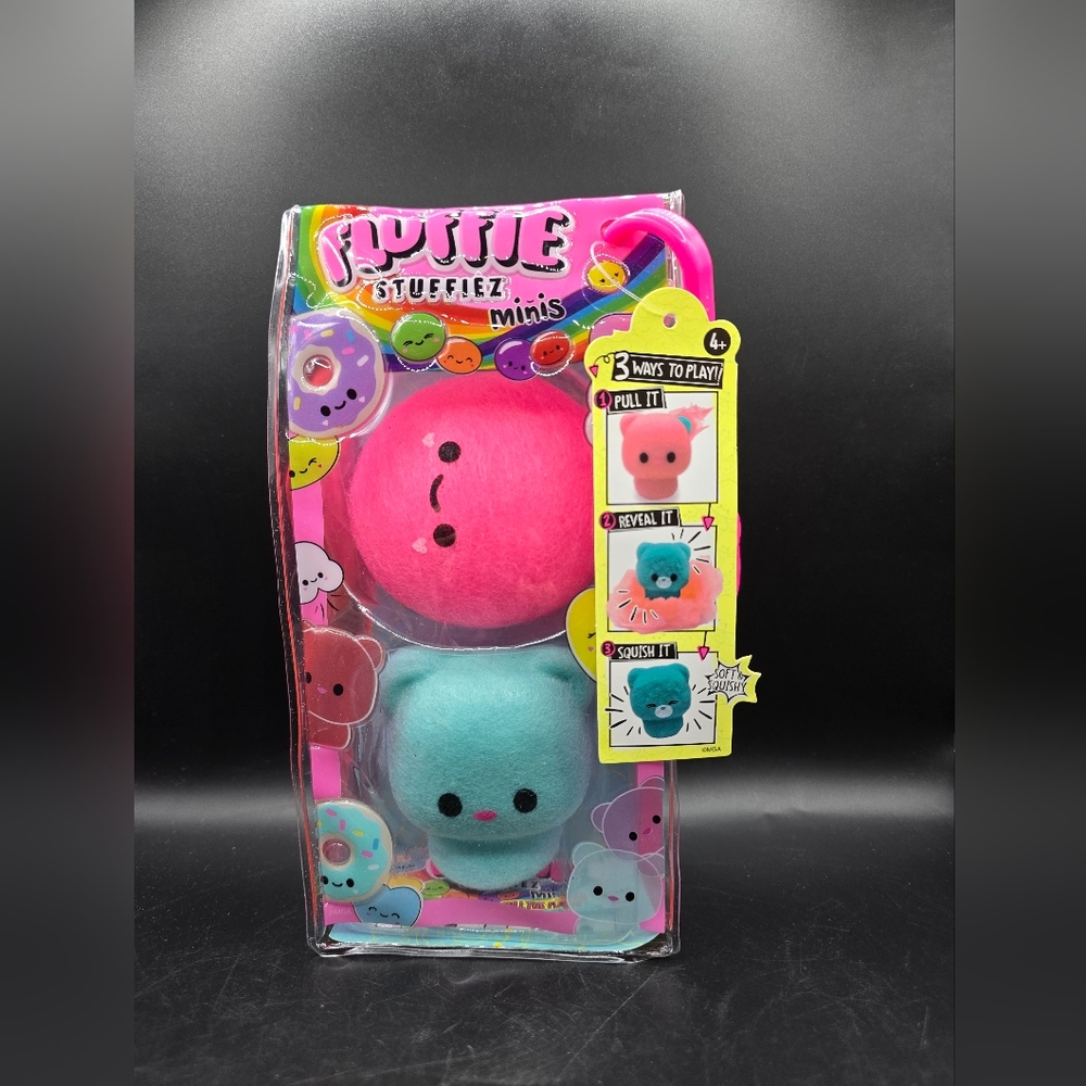 New, Unopened Fluffie Stuffiez Minis Bear Collectible Plush Surprise Reveal Cute